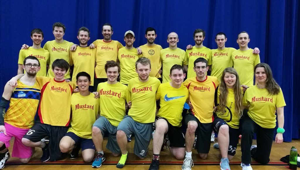 Norwich Ultimate team at a tournament